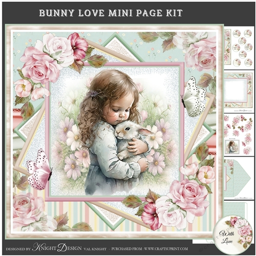 Bunny Love Mini Page Kit