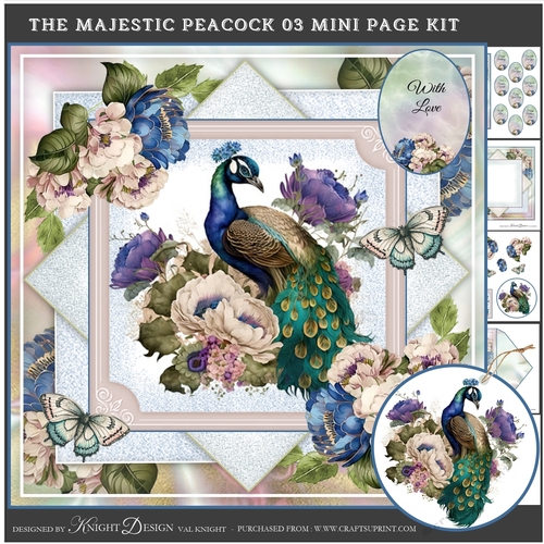 The Majestic Peacock 03 Mini Page Kit