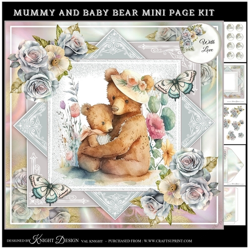 Mommy And Baby Bear Mini Page Kit