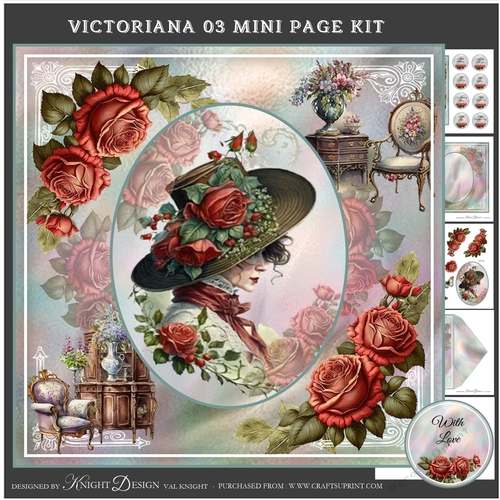 Victoriana 03 Mini Page Kit