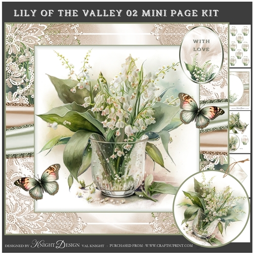 Lily Of The Valley 02 Mini Page Kit