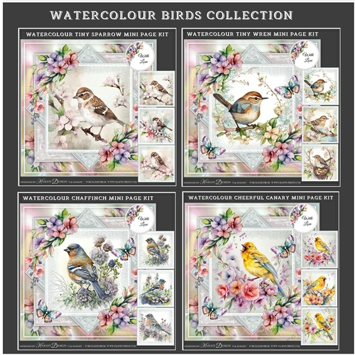 Watercolour Birds Collection