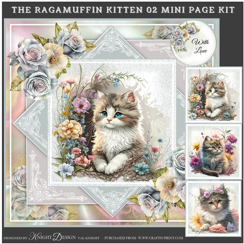 The Ragamuffin Kitten 02 Mini Page Kit