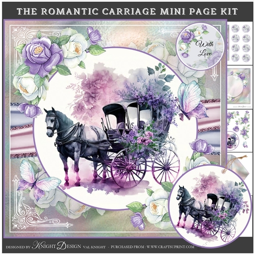 The Romantic Carriage Mini Page Kit