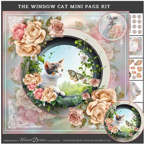 The Window Cat Mini Page Kit