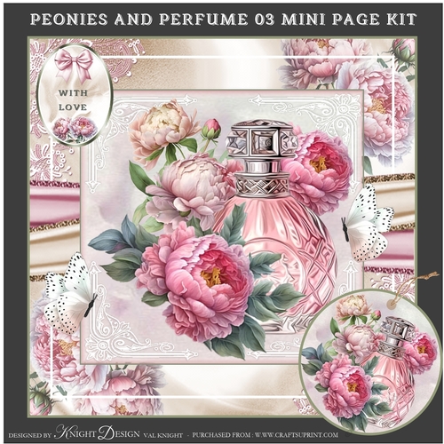 Peonies And Perfume 03 Mini Page Kit