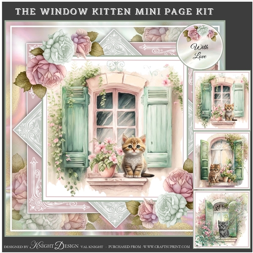The Window Kitten Mini Page Kit