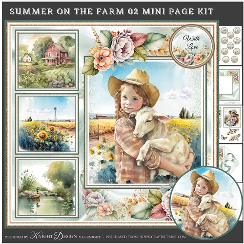 Summer On The Farm 02 Mini Page Kit