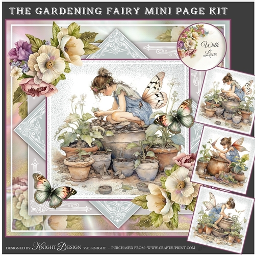 The Gardening Fairy Mini Page Kit