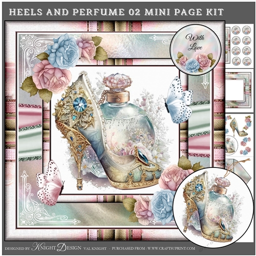 Heels And Perfume 02 Mini Page Kit