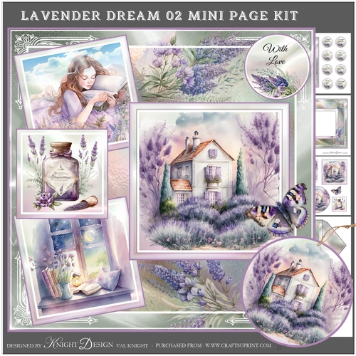 Lavender Dream 02 Mini Page Kit