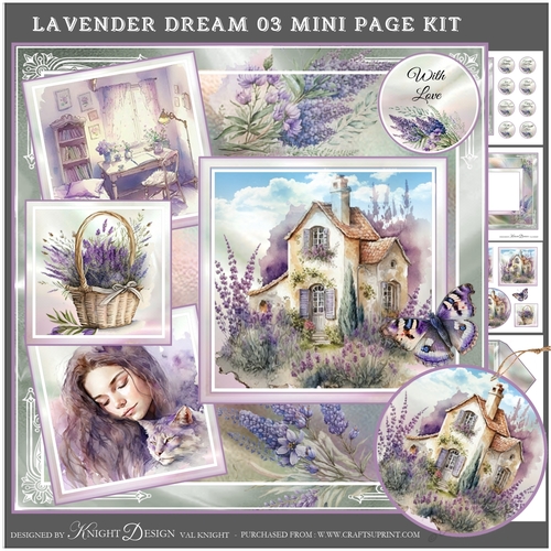 Lavender Dream 03 Mini Page Kit