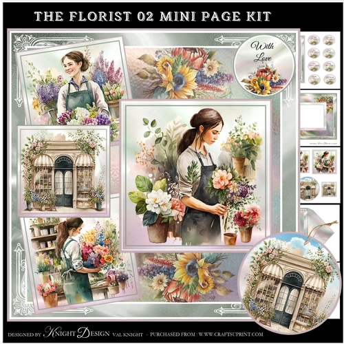 The Florist 02 Mini Page Kit
