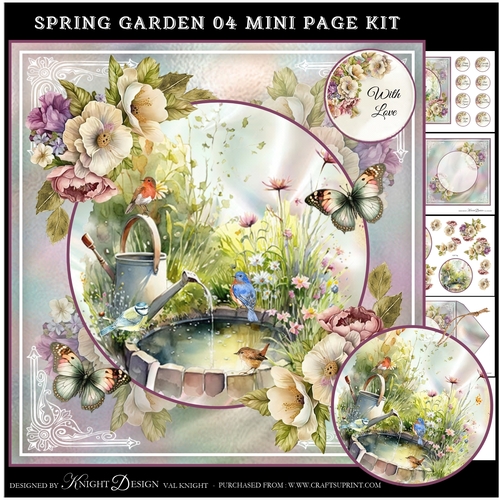 Spring Garden 04 Mini Page Kit