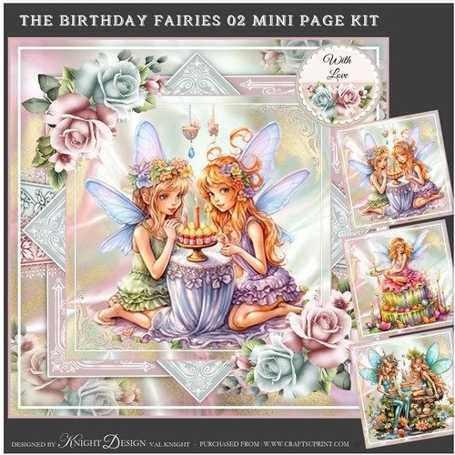 The Birthday Fairies 02 Mini Page Kit