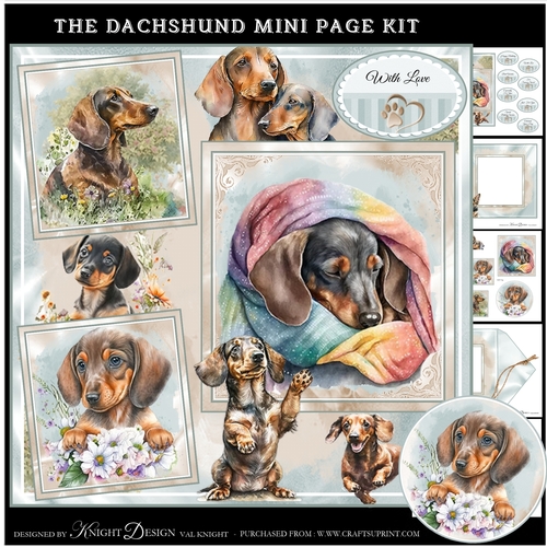 The Dachshund Mini Page Kit