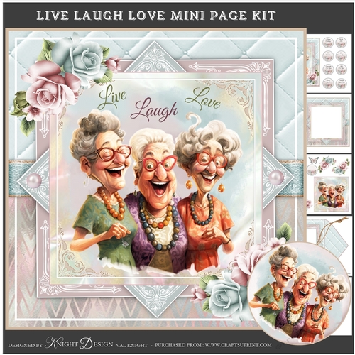 Live, Laugh, Love Mini Page Kit
