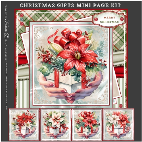 Christmas Gifts Mini Page Kit 