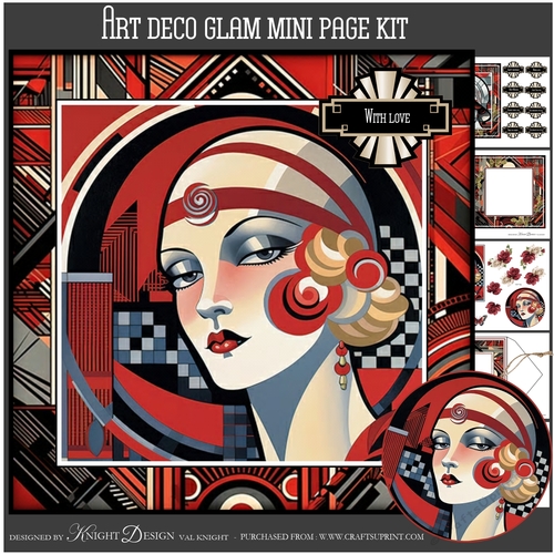 Art Deco Glam Mini Page Kit