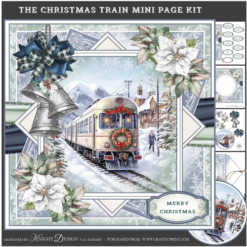 The Christmas Train Mini Page Kit