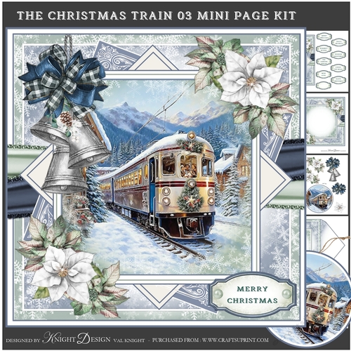 The Christmas Train 03 Mini Page Kit