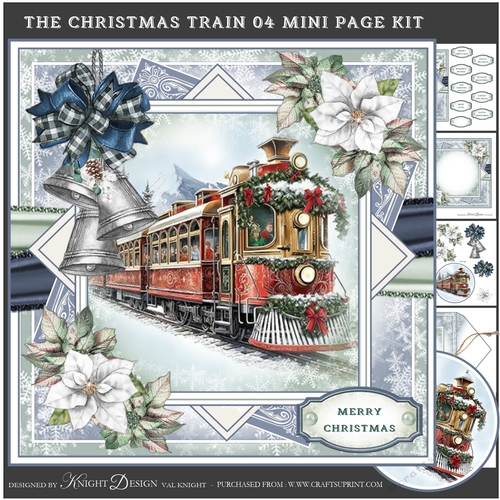 The Christmas Train 04 Mini Page Kit
