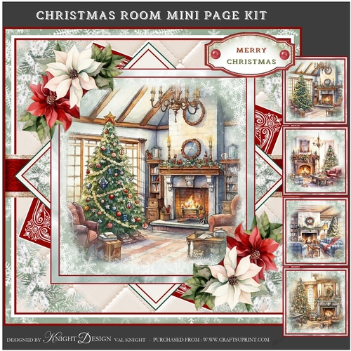 Christmas Room Mini Page Kit