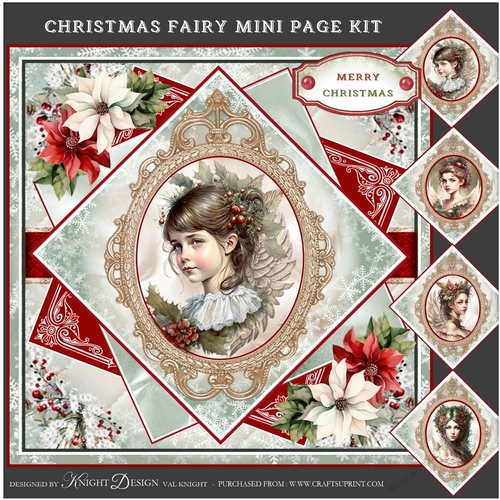Christmas Fairy Mini Page Kit