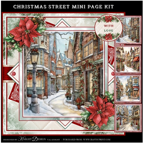 Christmas Street Mini Page Kit 