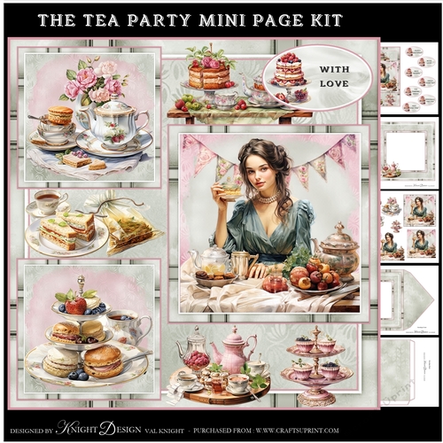The Tea Party Mini Page Kit