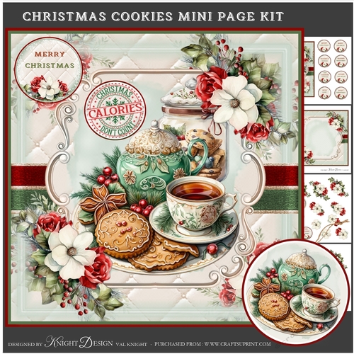 Christmas Cookies Mini Page Kit