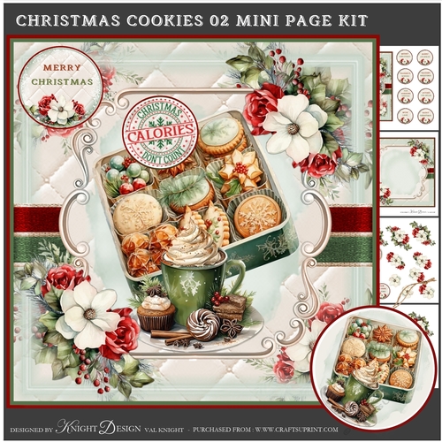 Christmas Cookies 02 Mini Page Kit