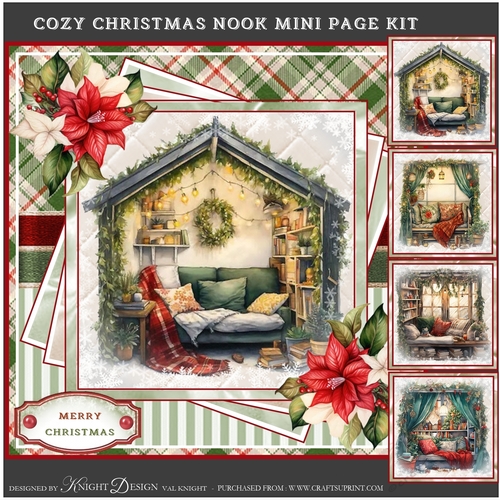 Cozy Christmas Nook Mini Page Kit 