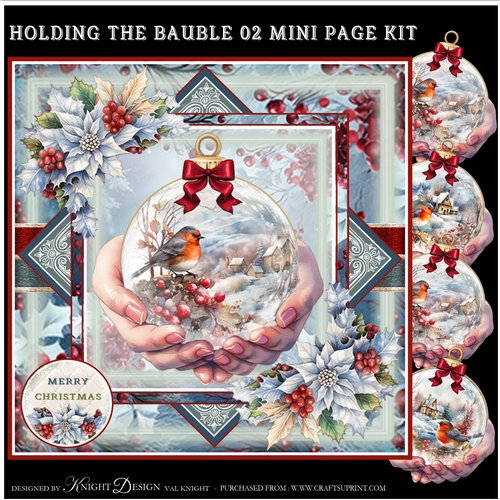 Holding The Bauble 02 Mini Page Kit