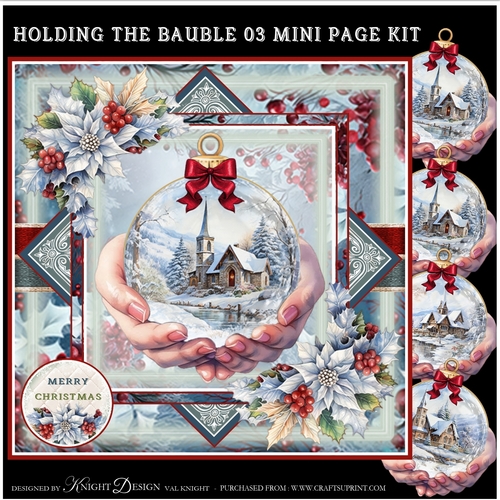 Holding The Bauble 03 Mini Page Kit