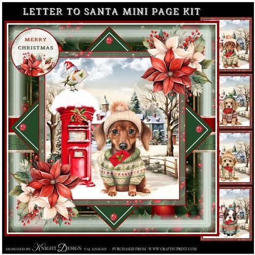Letter To Santa Mini Page Kit 