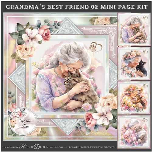 Grandmas Best Friend 02 Mini Page Kit 