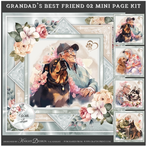 Grandads Best Friend 02 Mini Page Kit 