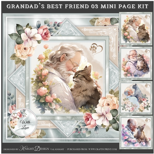 Grandads Best Friend 03 Mini Page Kit 