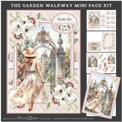 The Garden Walkway Mini Page Kit