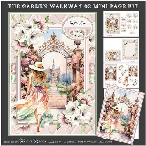 The Garden Walkway 02 Mini Page Kit