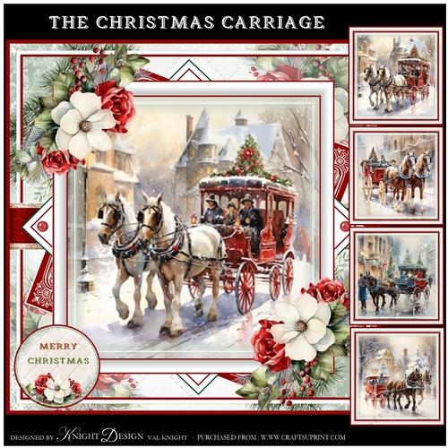 The Christmas Carriage Mini Page Kit 