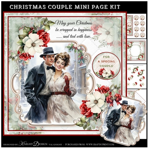 Christmas Couple Mini Page Kit
