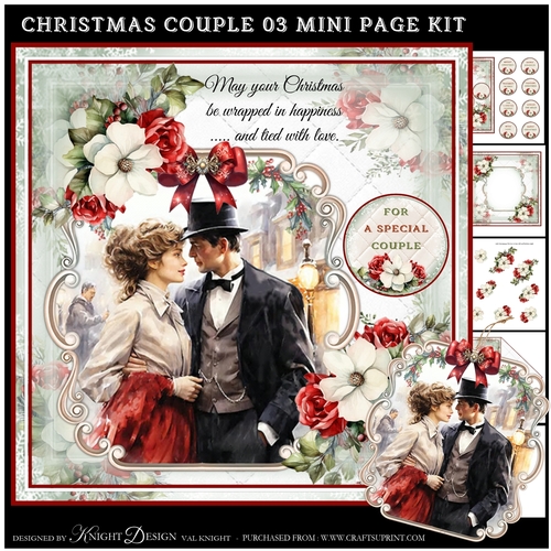 Christmas Couple 03 Mini Page Kit