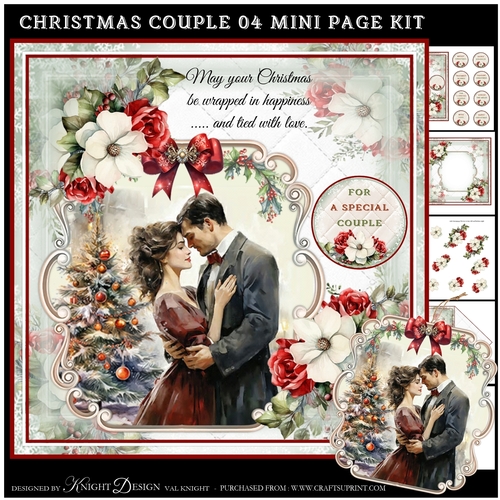 Christmas Couple 04 Mini Page Kit