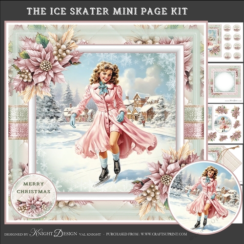The Ice Skater Mini Page Kit