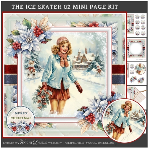 The Ice Skater 02 Mini Page Kit