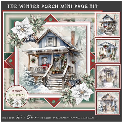 The Winter Porch Mini Page Kit 