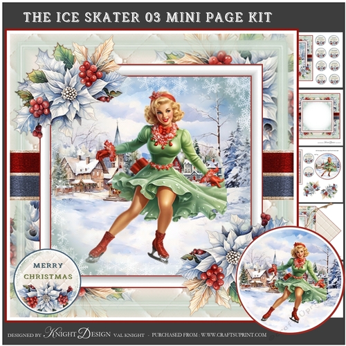 The Ice Skater 03 Mini Page Kit