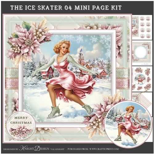 The Ice Skater 04 Mini Page Kit
